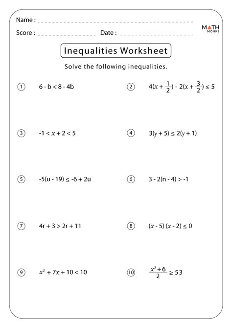 6th grade inequalities worksheet pdf|writing inequalities worksheet free pdf.